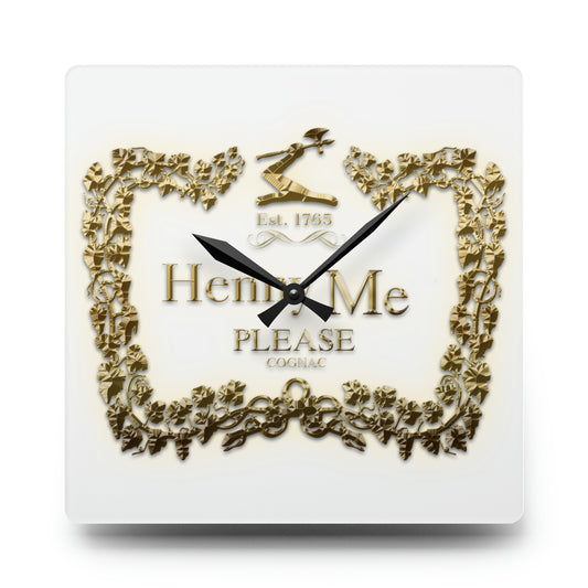 "Henny Me Please" Wall Clock
